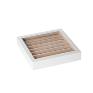 WD_15X15RULO Tabuleiro para Anéis - Lacado + Forrado