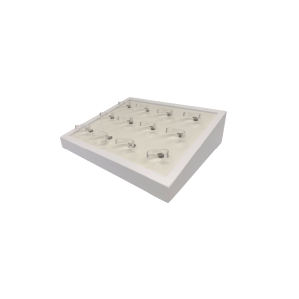 Rampa para 12 Anéis - Lacado + Forrado