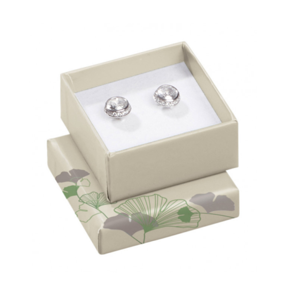 10_2 Caixas de joias / brincos, 40 x 40 x 18 mm