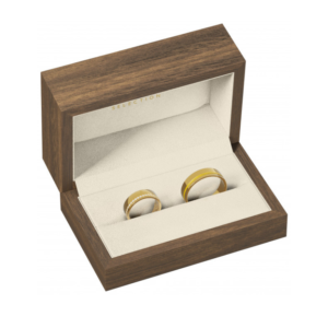 SILVA CX ALIANÇAS 70X45X35 INTERIOR CREME OU MARRON