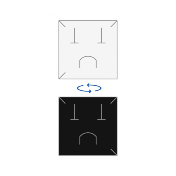 CAIXA 60 x 60 x 19 mm para pingentes/brincos